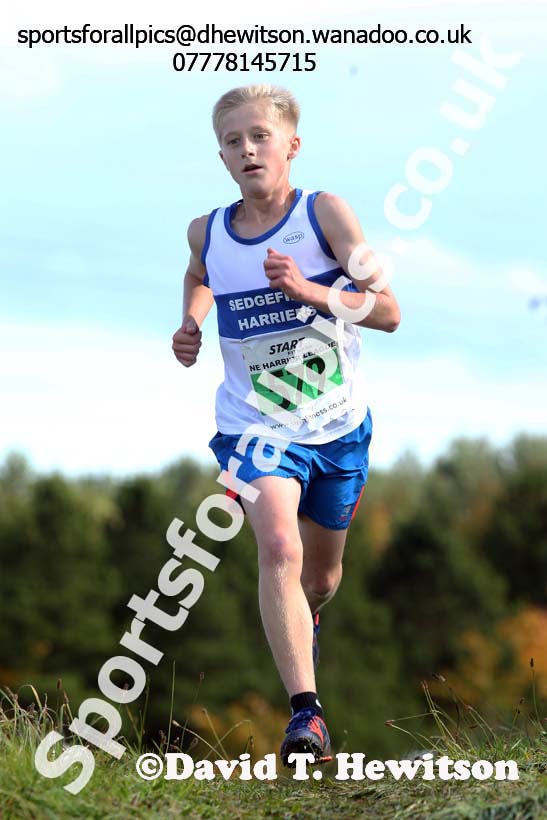 Mens under-17s, North East Harrier League, Cramlington. Photo: David T. Hewitson/Sports for All Pics